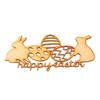2Pcs Easter Hare Eggs Carbon Steel Cutting Dies Decorative Embossing Paper Dies for Scrapbooking Invitation Card Making