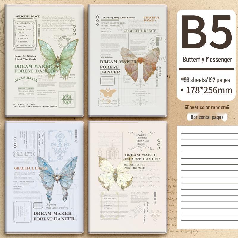 

Ретро блокнот B5 з пластиковою обкладинкою, A5, товстий папір, ідеальний для студентів та офісного використання.