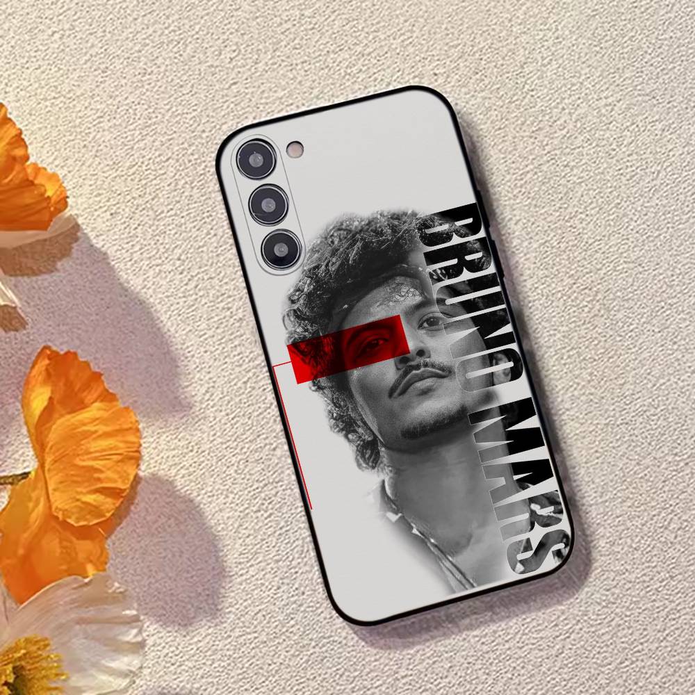 

Чехол для телефона Singer Bruno M-Mars Черный Силиконовый Мягкий Для Samsung Galaxy A73,A72,A71,A70,A53,A52,A51 Samsung a53 5g
