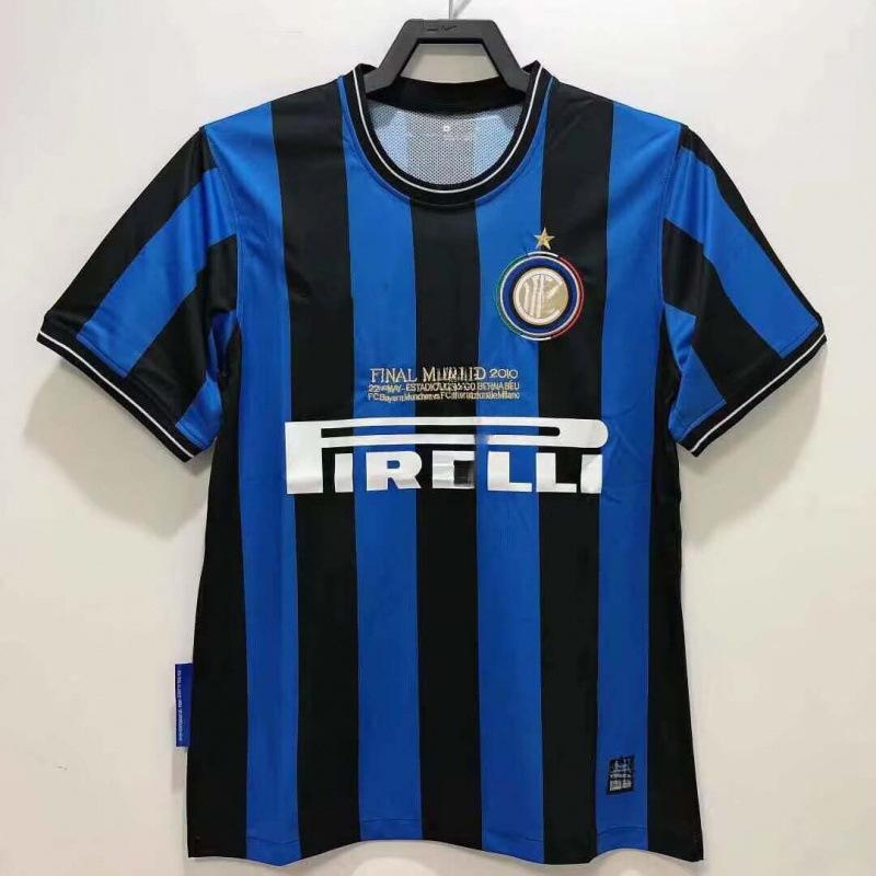 Wholesale Serie A Classic Retro Football Jersey AC Milan Kaka Inter Home and Away Short Sleeves Undertake Delivery
