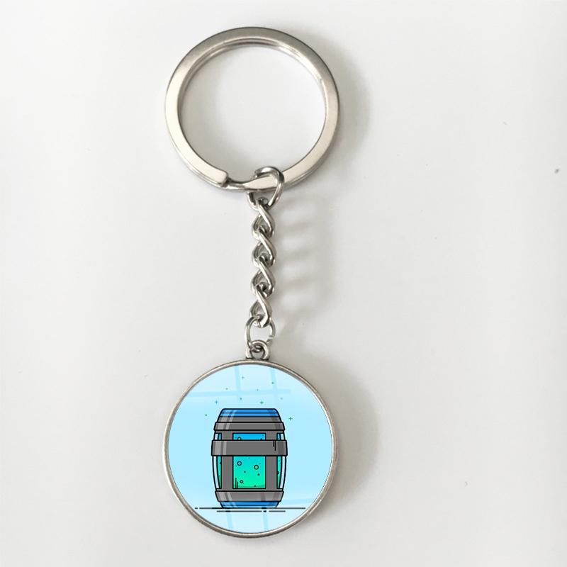Battle Jewelery Gaming Time Gem Key Ring Keychain Accessories