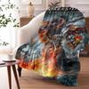 D-Darksiders Throw Soft Flannel Throw Summer AC Blanket Lightweight Cool Nap Blanket for Sofa Bed Couch Travel