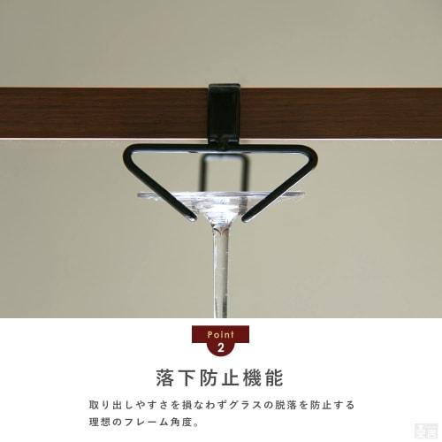 TGH-10 Insertion Type Hanging Wine Glass Holder, Single 10-inch (28cm) Silver, Glass Hanger, Glass Holder, Wine Glass Rack, Storage