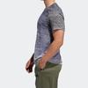 Adidas T Shirts Men's Metallic Black Crew Neck Moderate Straight Fit FL4394