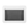 20x14inch RV Push Out Window Double Layer External Push Vent Hatch With Sunshade Curtain for