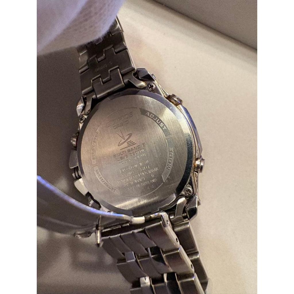 Used CASIO EDIFICE MULTI BAND 6 Wristwatch Radio Solar
