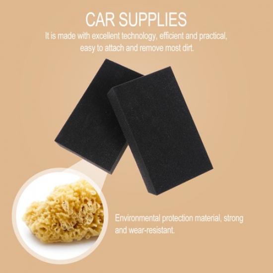 2 Pcs Thickened and Reusable Cleaning Sponge for Car Wash Sponge.