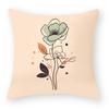 New Flower Series Pillowcases Simple Sofa Decorative Pillows Car Seat Cushions