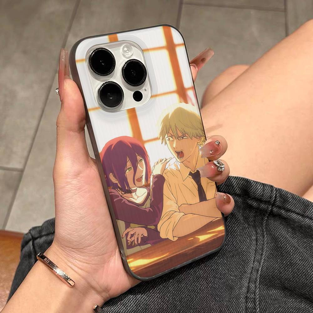 Cool Anime R-Reze For IPhone 17 16 15 11 12 13 14 Pro Max Plus Pro Corrugated Translucent Back Phone Cover