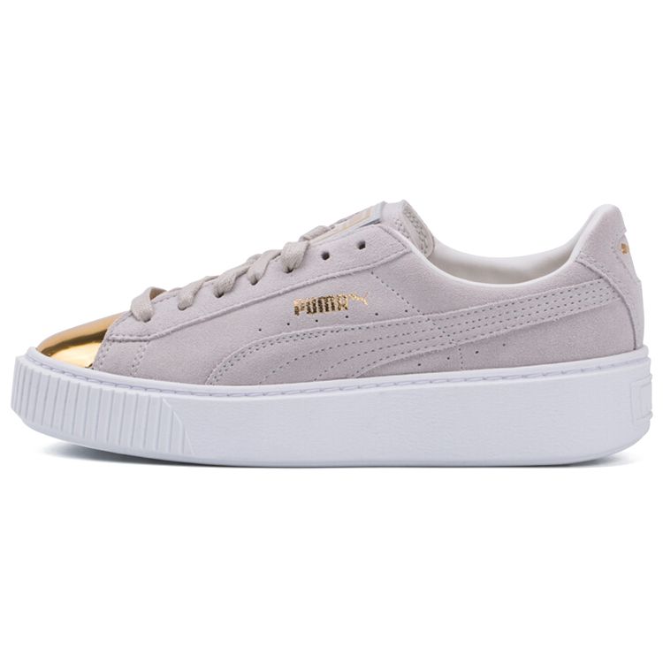 

Женские кроссовки Puma Suede Platform White Gold Star-White 362222-01