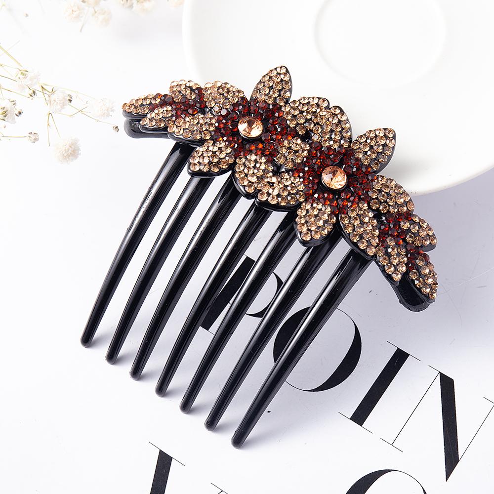 

Кристалл Стразы Цветочные Гребни Для Волос Зажимы Винтажные Шпильки Свадебный Головной Убор Женские Аксессуары Для Волос Дисковые Головные Уборы