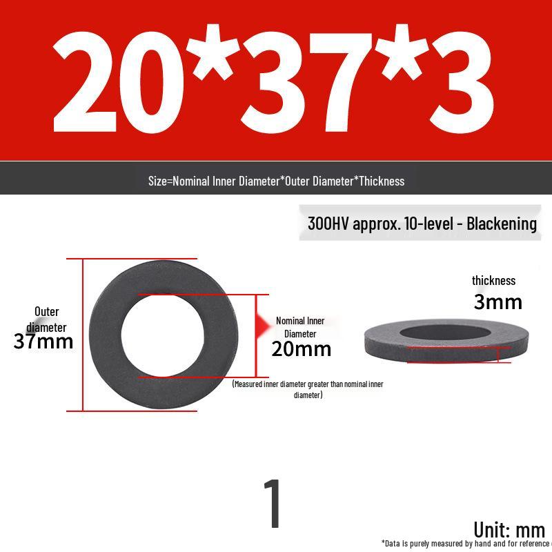 High Strength Flat Washer (Thickened & Widened) - Sizes M8 to M64