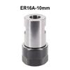 ER20A-16mm Shaft Collet ER20A-8mm Silver And Black 1 Pcs