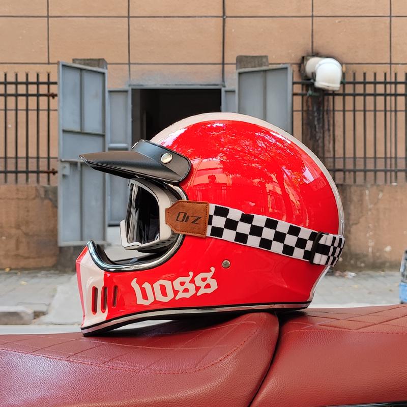 Motorcycle Helmet Full Face Casco Moto Helmet Vintage Chopper Retro Helmet Capacete De Motocicleta