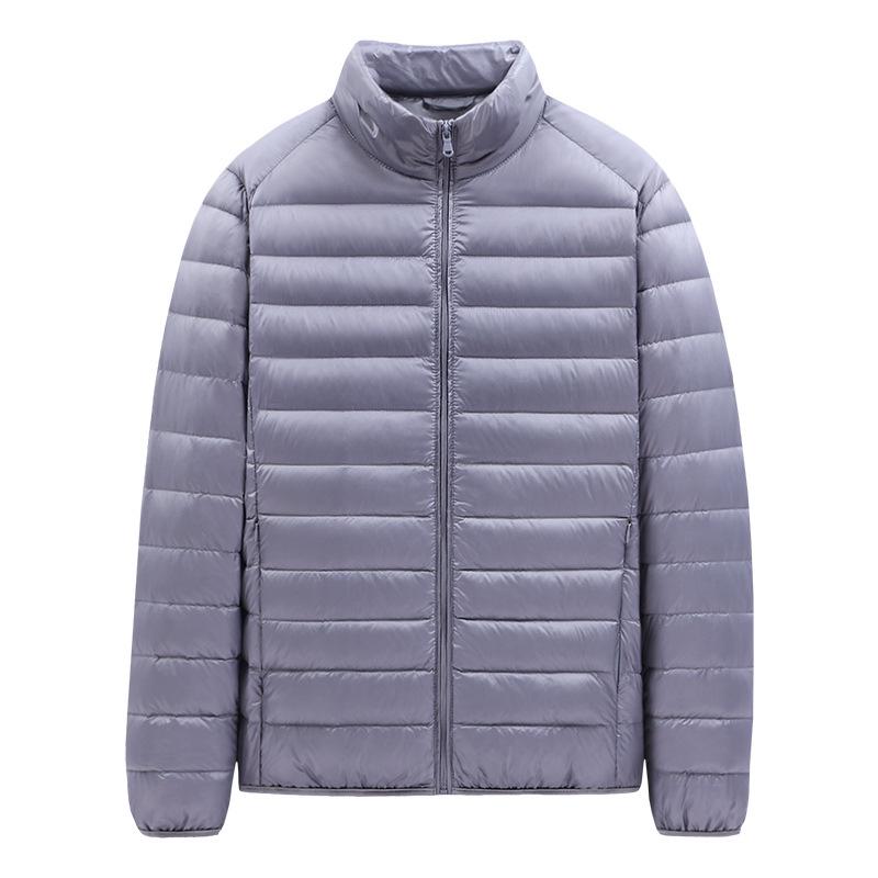 Leichte Herren-Daunenweste - Herbst/Winter Kollektion 2024, Trendiger Koreanischer Lässiger Stil, Weiße Entendaunenjacke