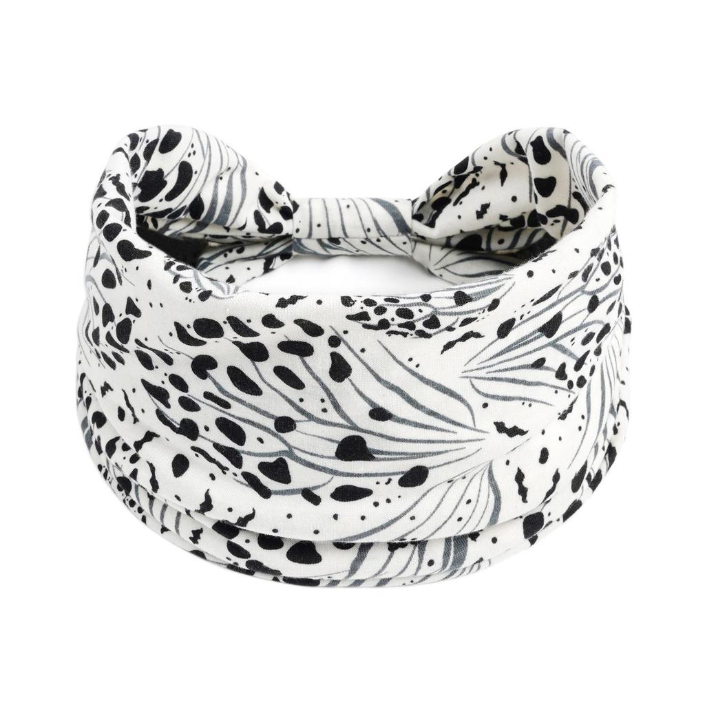 Geknotetes Stirnband mit Leoparden- und Zebra-Print – Sexy elastisches Sport-Stirnband für Damen
