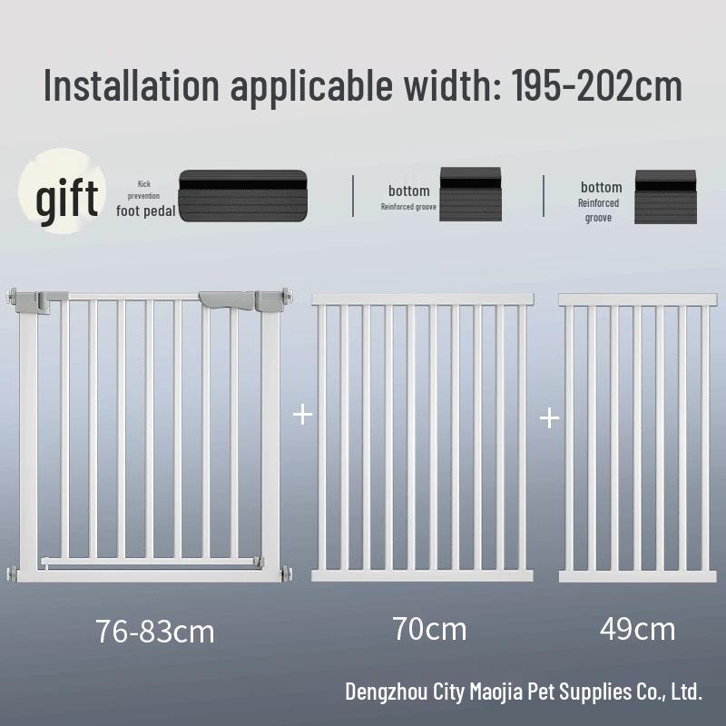Indoor Pet Gate & Stairway Guard - No Drill Dog Fence & Playpen