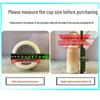 Insulated Glass Water Cup Sleeve - 7cm Diameter, Thick Diving Material, Universal Fit