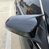 Car Decoration Door Mirror Cover For Toyota Camry Corolla Avensis Auris 2014 2015 2016 2017 2018 Carbon Fiber Glossy Black