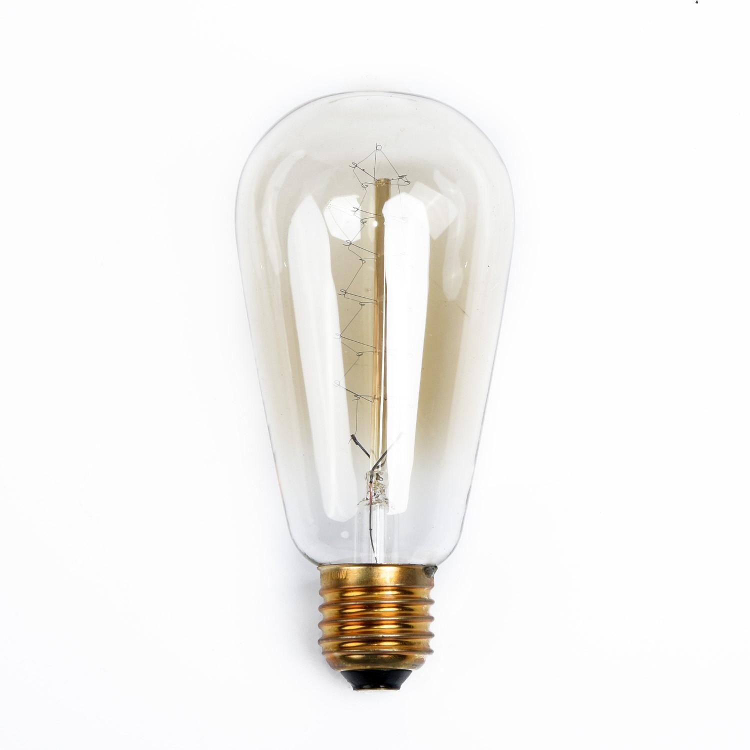 

Для вінтажної лампочки розжарювання 40 Вт стилю Едісона E27 для кафе та виставкових залів ST64A