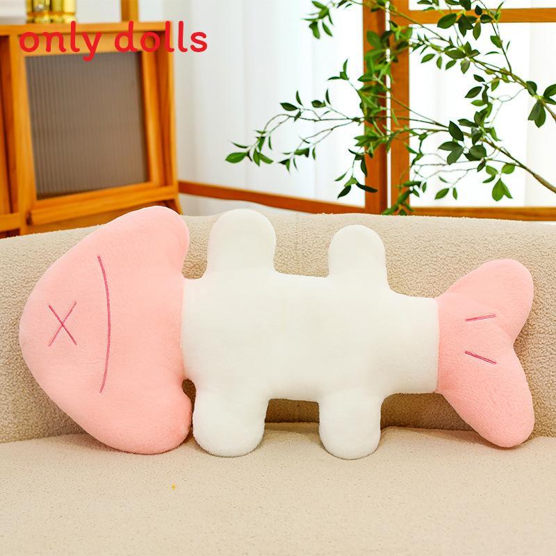 Furniture Decor Plush Bone Shape Sofa Pillow With Soft Filling For Living Room Lounge