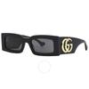 Gucci Grey Rectangular Sunglasses Gg1425s 001 53