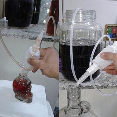 Semi-automatic Brew Making Hand Syphon Pack Wine Filter Knead Siphon Tool