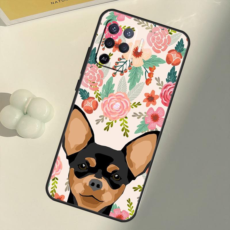 Chihuahua Hund Für OPPO Find X3 Lite X5 Pro A5 A9 A31 A53 S A83 A91 A93 A54 A74 A94 A15 A16 A52 A72 Hülle