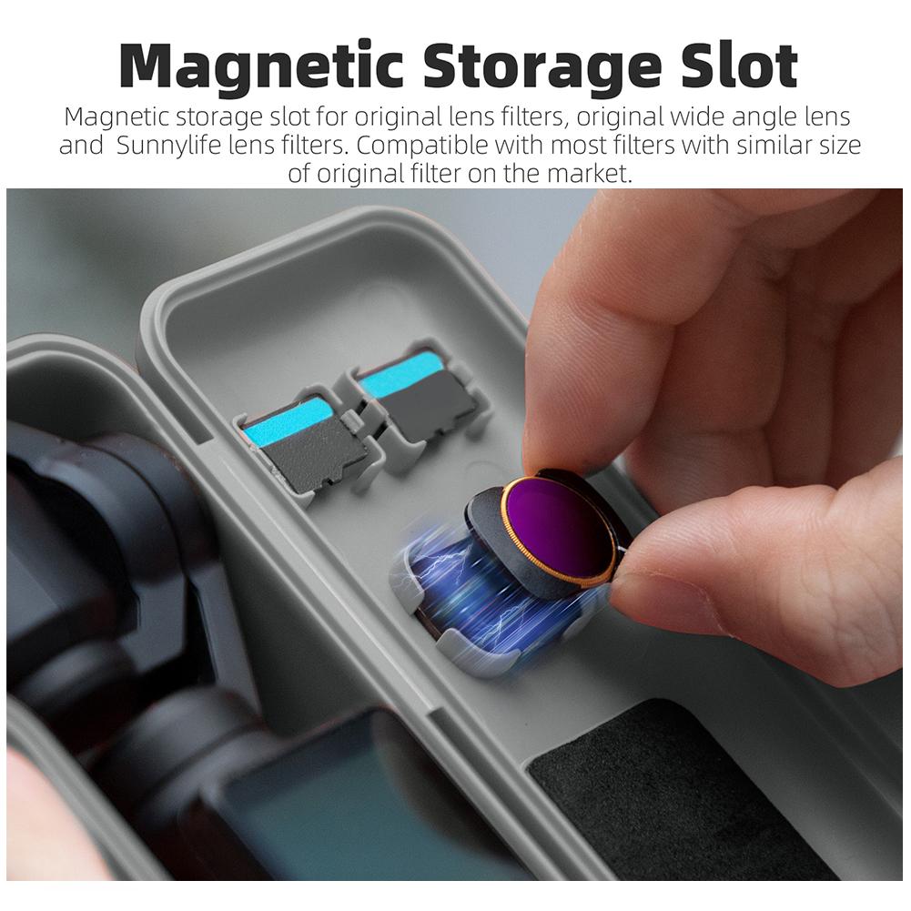 Flip-Open Protective Case with Lanyard PC Hard Protective Cover Anti-Scratch Shockproof Case Protector for DJI OSMO Pocket 3