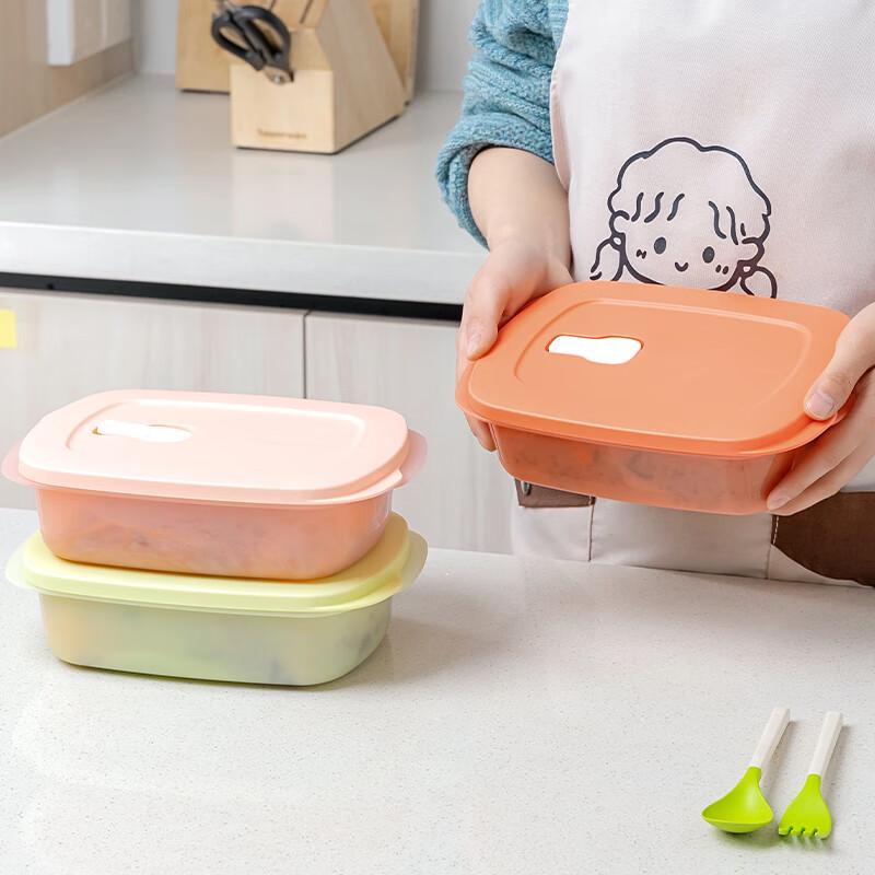 Tupperware 1L Retangular Micro-ondas Caixa de Almoço