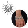 Thorn Fish Bone Chain Bracelets Hip Hop Couple Bracelets Fashion Bangles Punk Style Jewelry Link Chain Charm Bracelets