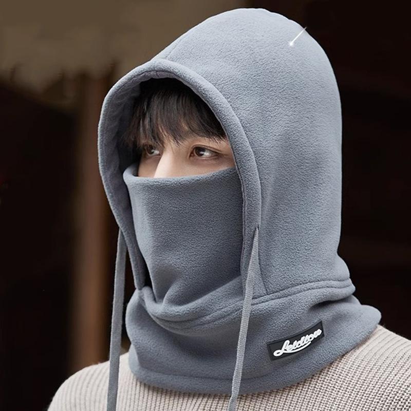Windproof hat for men and women, winter cycling, warm face mask, ear protection, neckband, headband, cycling, cold protection
