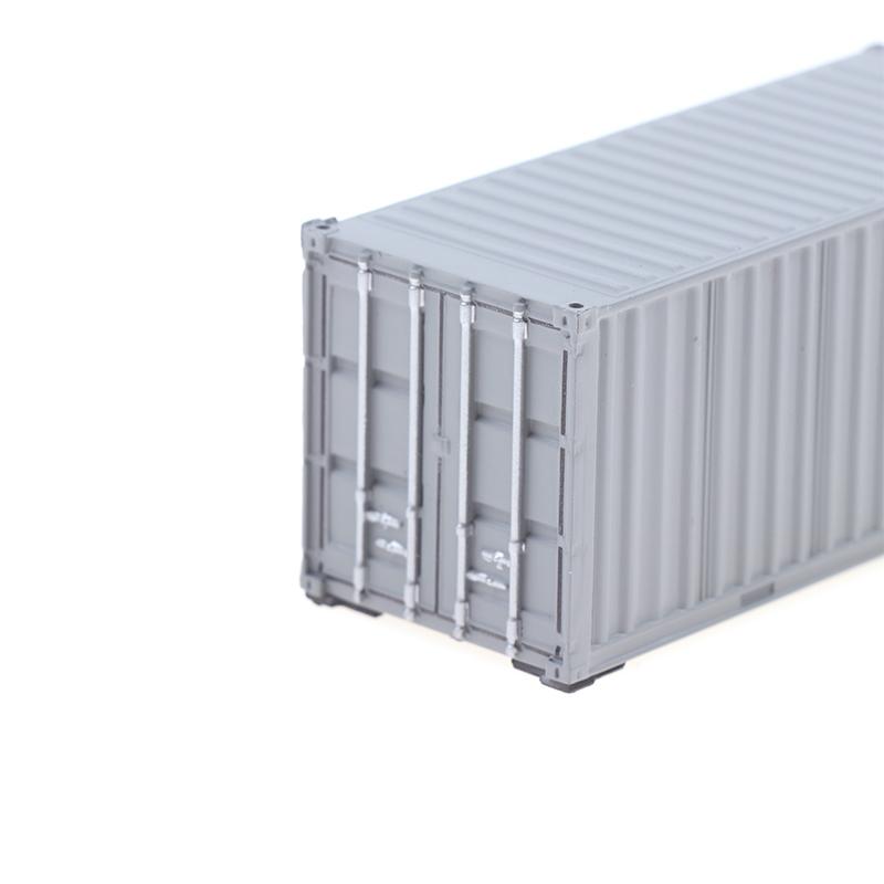 1:87 skala Container Modell 20 Fuß Fracht Für Eisenbahn Szene Layout Zubehör