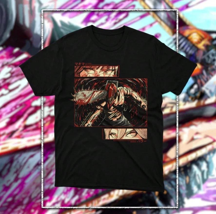 Funny Chainsaw TShirt Anime Unisex S