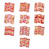 6PCS Red Envelopes With Horse Illustrations Paper New Year Gifts Money Holder for Birthday Wedding Celebration