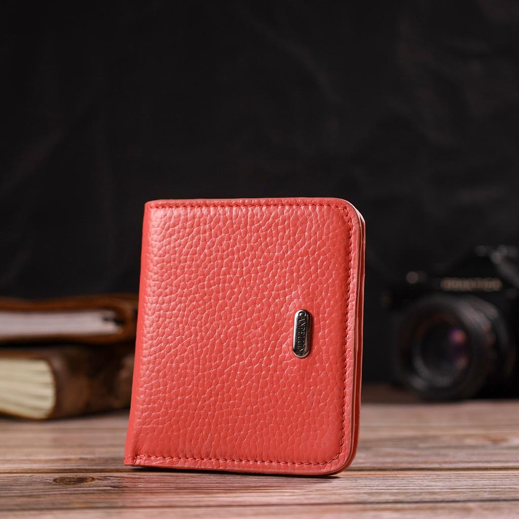 Small Women's Wallet Made of Genuine Leather Flotar CANPELLINI 21794 Coral