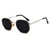 New Metal Small Square Sunglasses For Men Women Polygon Mirrored Lens Sun Glasses Driving Eyewear Fashion Uv400 Glasses