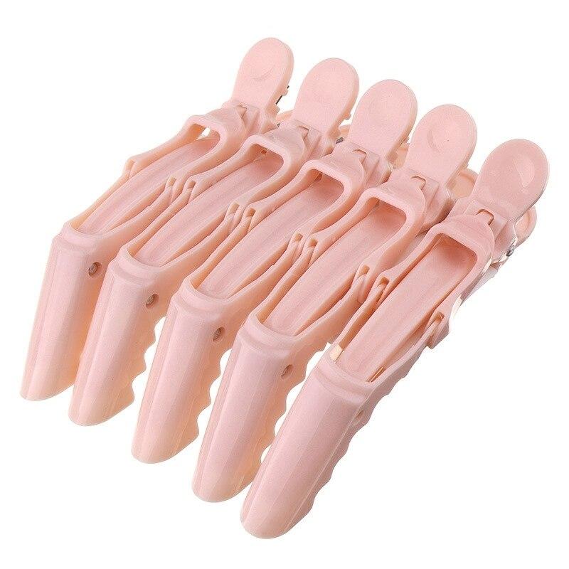 5Pcs/Set Hair Clip Crocodile Hairstyling Tools Modeling Accessories Hairpin Clamp Grip Plasitic Matte Haircut Salon
