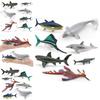 Lifelike Pvc Marine Animal Figurine White Whale Shark Sea Dragon Sailfish Tuna Decor