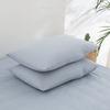 Set of 2 Organic Cotton Pillowcases, 100% Washed Cotton, 2 Pillowcases, 50x70cm, Dust Mite Resistant, Antibacterial, and Odor Resistant, Envelope Styl