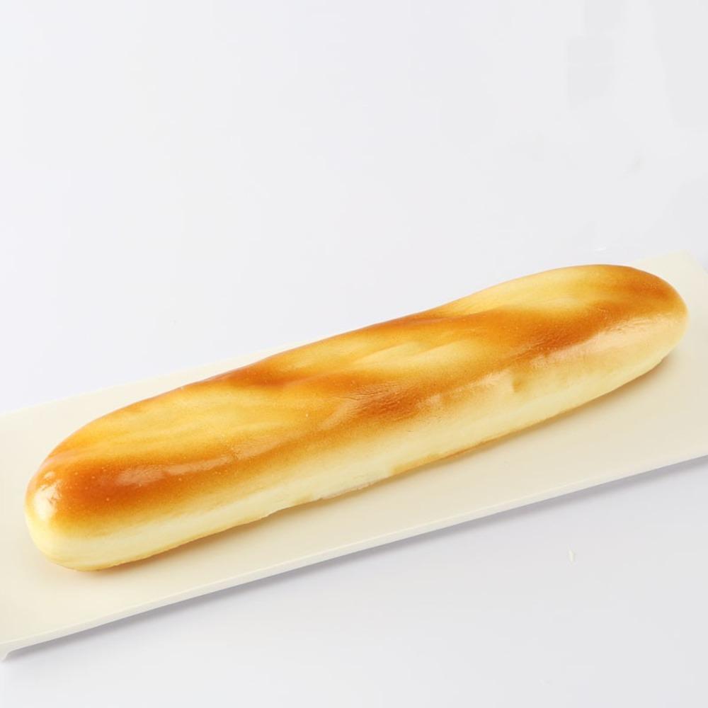 Fake Bread Simulation Food Soft Lifelike Long Cake Model Artificial Bread Model Home Decoration