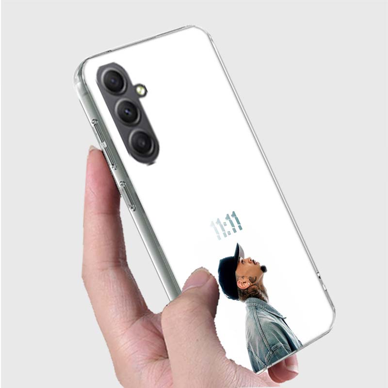 Chris Brown American Rapper Phone Case for Samsung A16 A26 A36 A56 A17 A37 A57 A07 A06 A02S A03 A04S A05S Galaxy Note 20 10 A50S