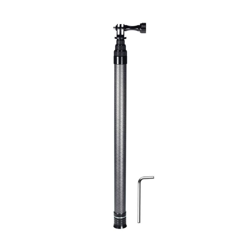 

Telescoping Monopod with Carbon Fiber Construction for Action Cameras Triple Card Compatibility and AntiSlip Handle