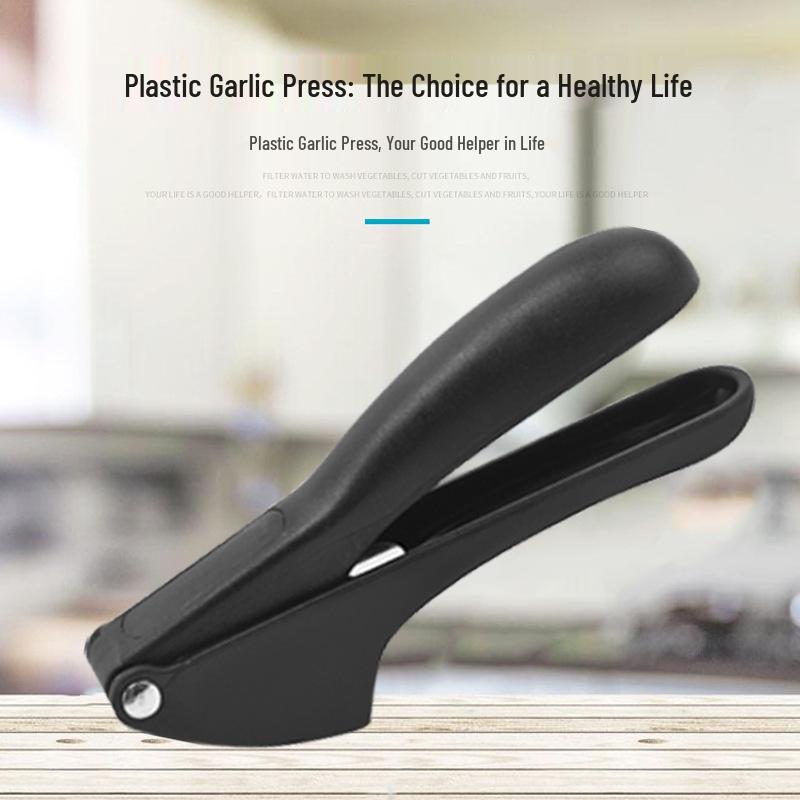 Plastic Garlic Press Set: Household Kitchen Tools for Mincing and Mashing Garlic