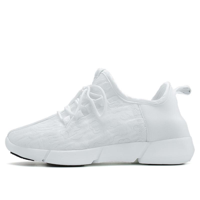 

Autumn new green sports single shoes student sports shoes fashionable outdoor trendy shoes rechargeable luminous shoes 26