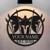 Custom Black Metal Viking Plaque Personalized Wall Art Multiple Sizes Colors