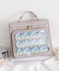 WEGO 2-Way Letter Flap Ita Bag, Ita Shoulder Bag, Ita Bag, Perfect for Otaku Activities, Events, Live Performances, and Events. Clear Bag, Deco Bag,