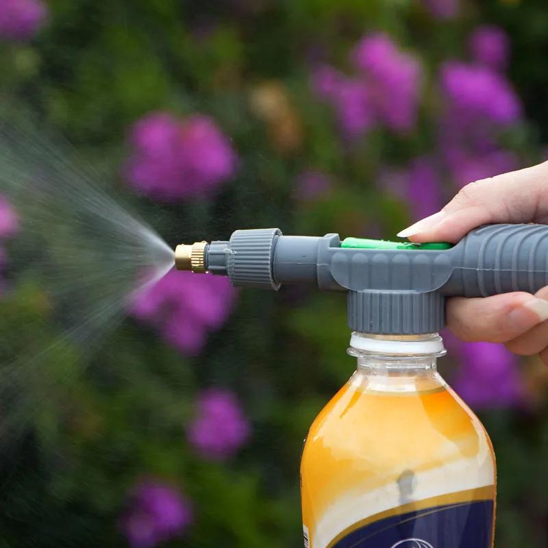 1-10PCS Manual High Pressure Air Pump Sprayer Adjustable Drink Bottle Spray Head Garden Watering Tool Sprayer Agriculture Tools