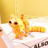 Yousheng 3D Printed Cat Toy Stress Relief Simulation Cat Toy Articulated Animal Fidget Toy Desktop Pet Model Office Desk Decoration Ornament
