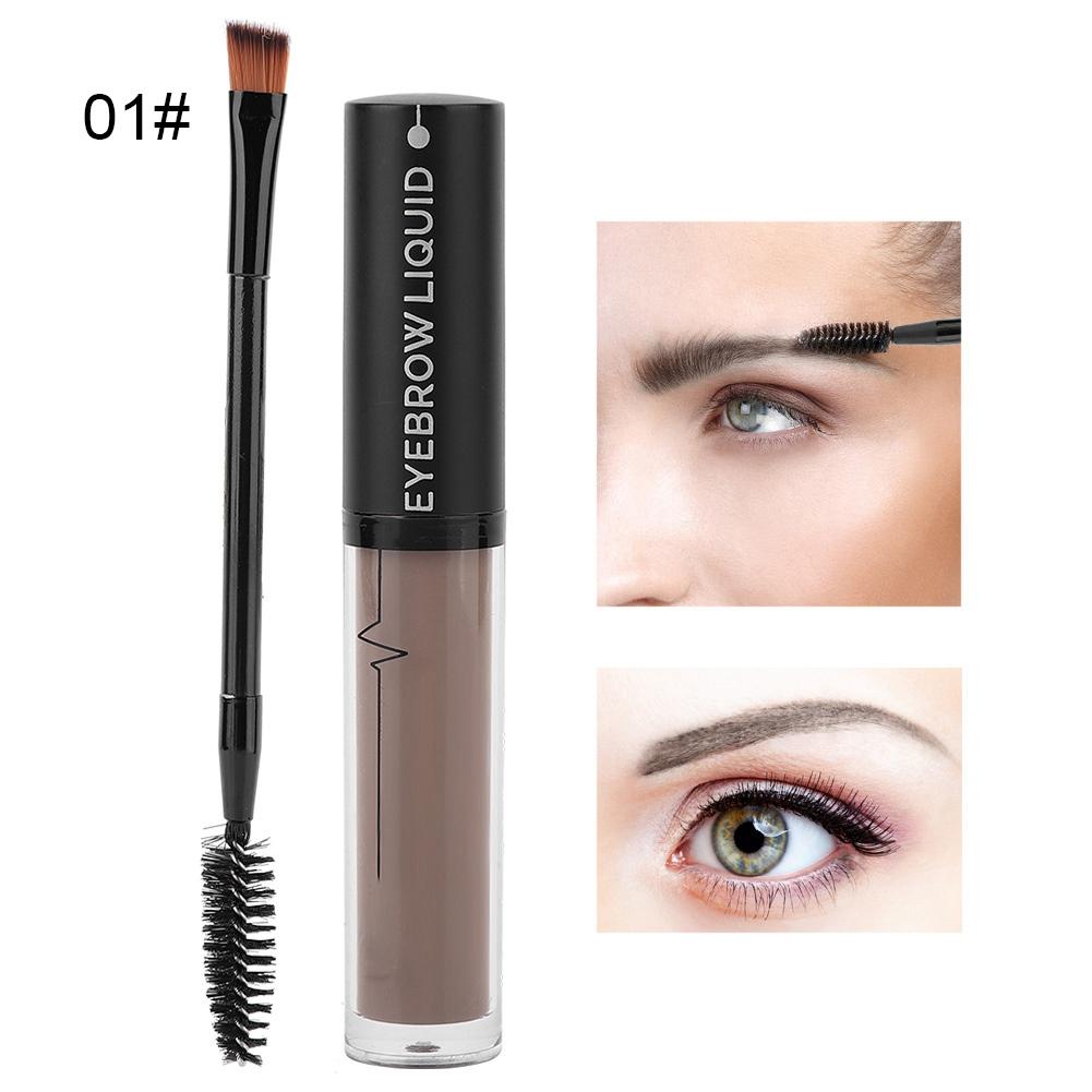 Moisturizing Eyebrow Cream Gel Waterproof Long Lasting Eyebrow Dye Cream Makeup Light Grey